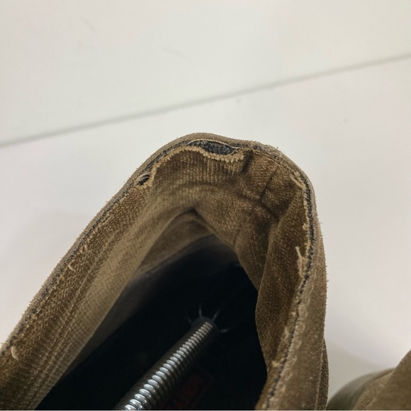 Harley Davidson Brown Leather Suede Chukka Boots - Picture 6 of 7